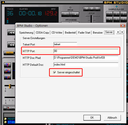 BPM-Studio pro Konfiguration