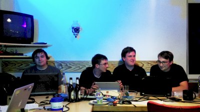 Diskussionen bis spät Nachts