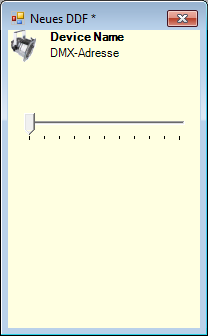 Abbildung 6:DDF mit einem hinzugefügten Slider