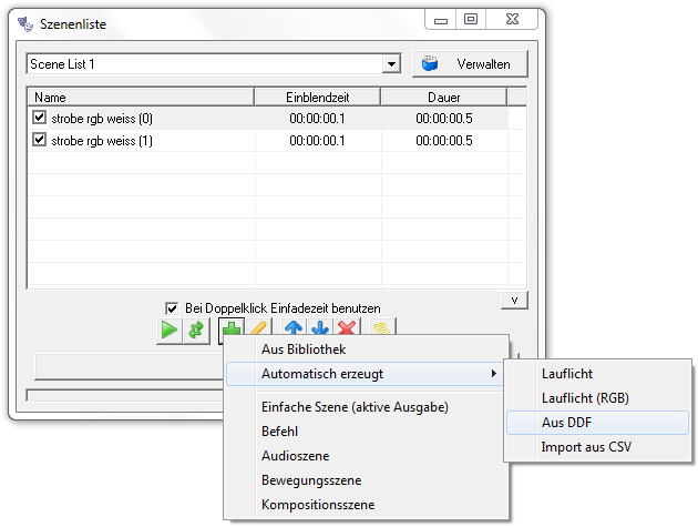 Abbildung 9.10:Automatische Szenenerstellung