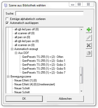 Abbildung 5:Szenengenerator Ergebnis