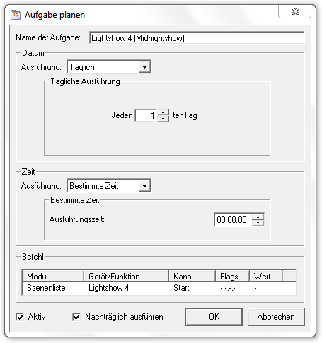 Abbildung 2:Erstellung einer neuen Aufgabe