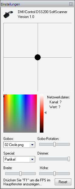 Steuerungsfeld DSS200