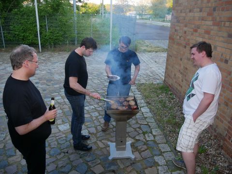 Unser obligatorisches Grillen