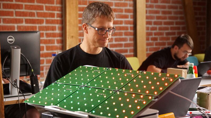 Datei:DMXC-Treffen 2021-2 LED-Matrix 1.jpg