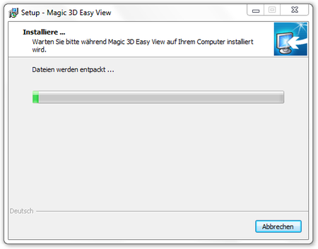 Abbildung 3.10:Installation von Easy View