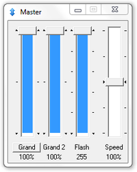 Abbildung 13.1:Der Master in DMXControl 2