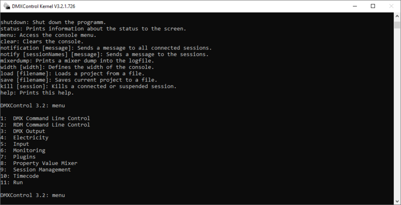 Abbildung 2:Kommandozeilenparameter des Kernels.