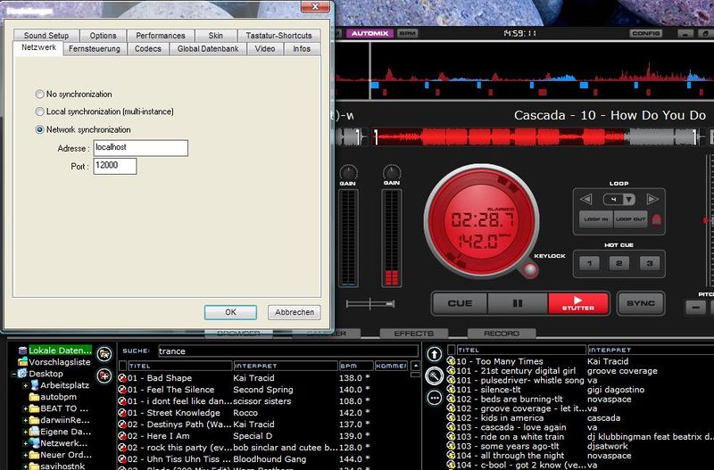 Datei:Numarkcue sync einstellungen.JPG
